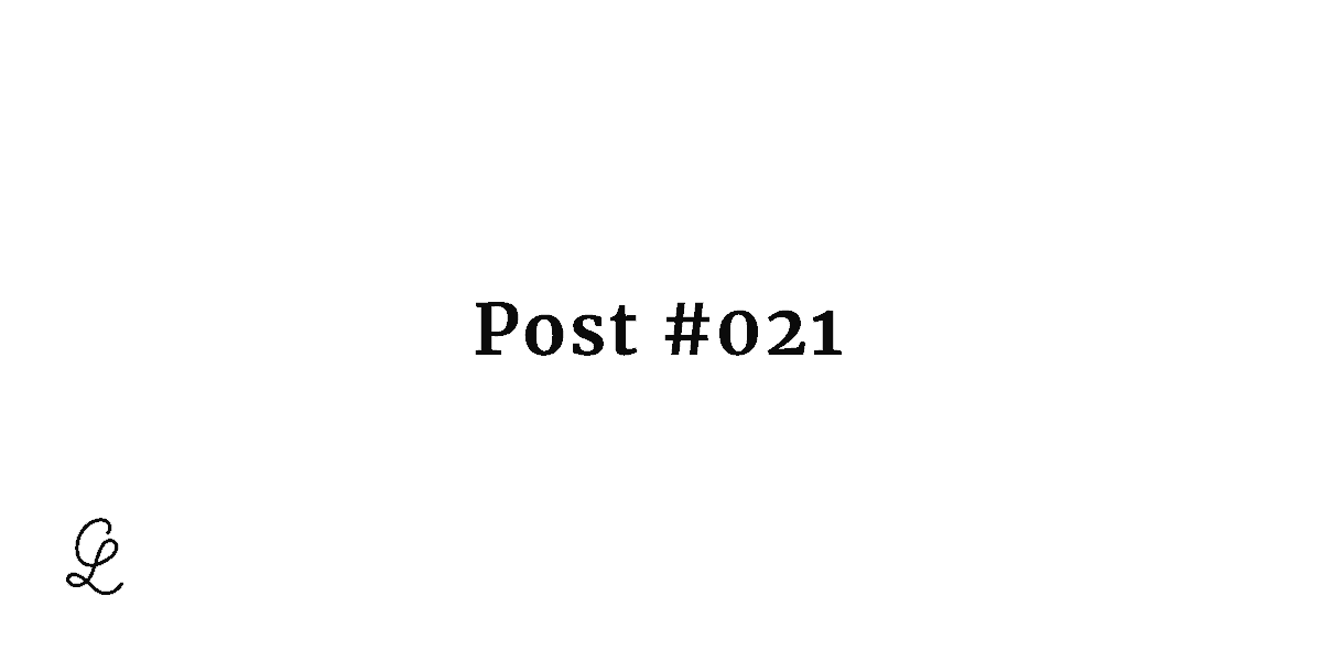 021 - Week of August 30, 2020