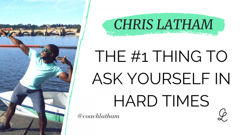 the #1 thing to ask yourself in hard times