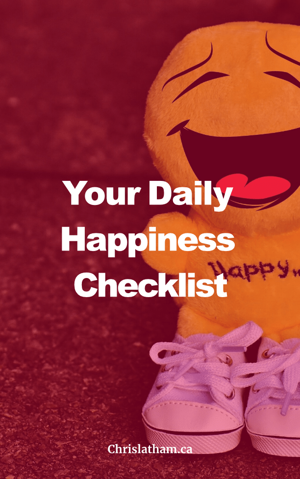 Cover of Daily Happiness Checklist